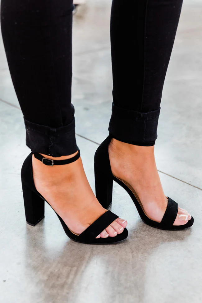 Gemma Black Heels | The Pink Lily Boutique