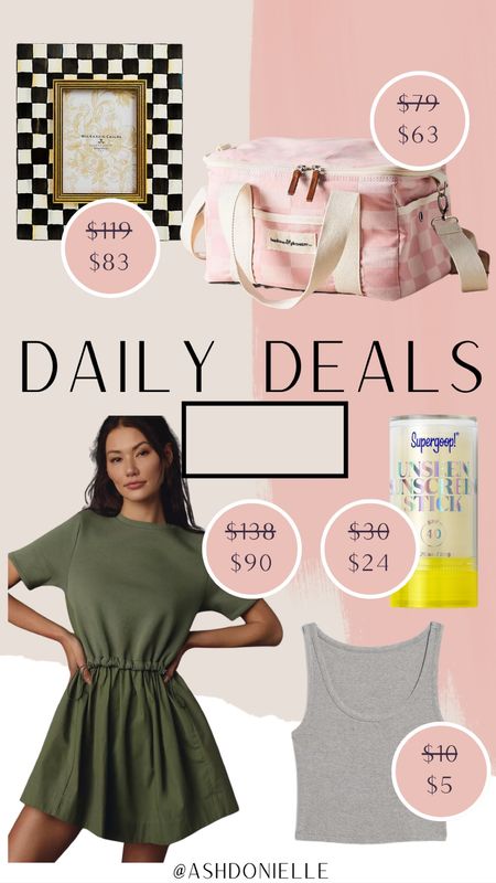 Daily deals - daily discounts - supergoop on sale - summer fashion - old navy sale - Mackenzie child on sale - anthro sale - Anthropologie on sale 

#LTKSeasonal #LTKStyleTip #LTKSaleAlert