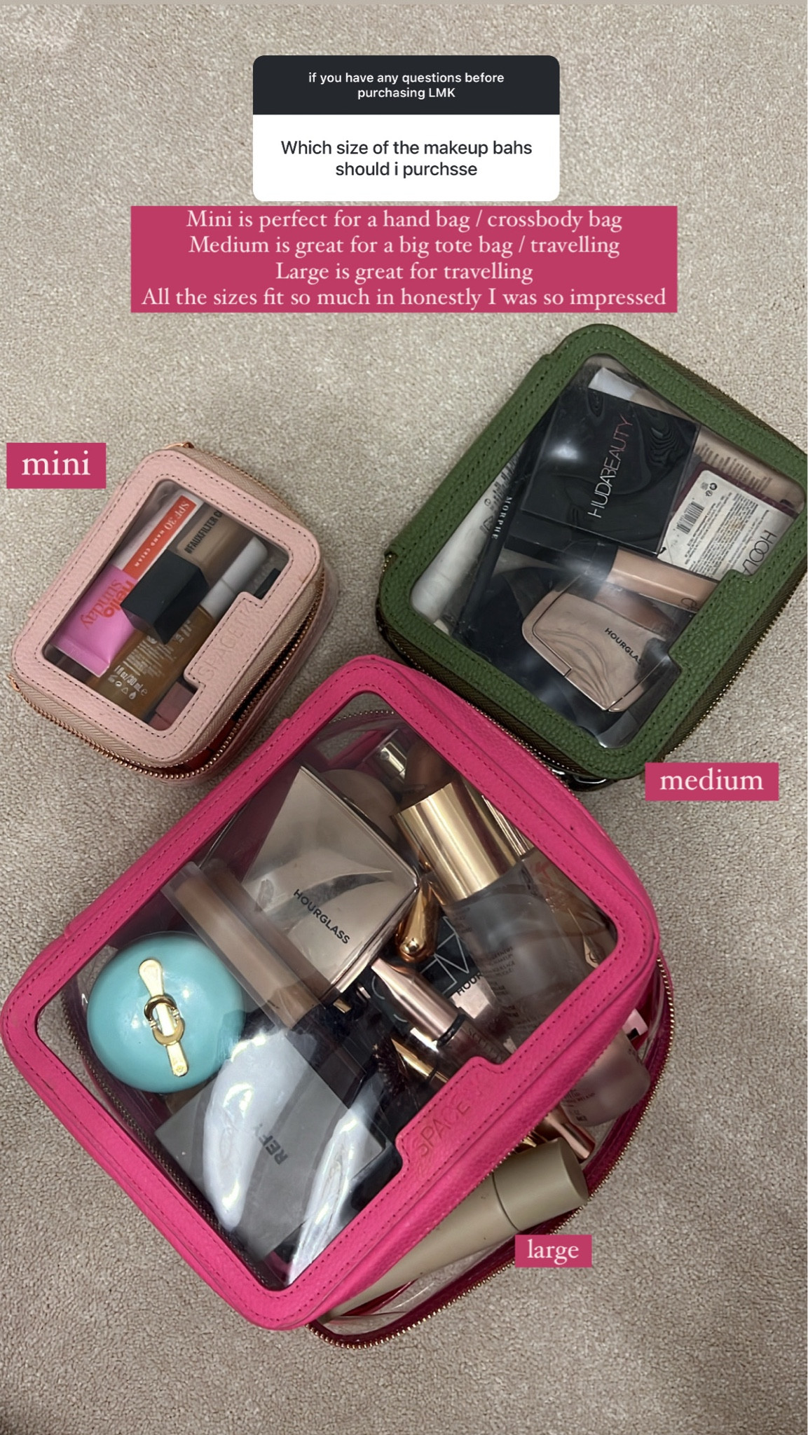 space nk makeup bags you need 😍



#LTKbag #LTKbeauty #LTKtravel