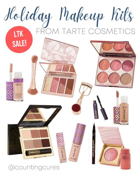 These Tarte Cosmetics Holiday Makeup Kits are on sale today for LTK Sale! This includes concealers, make up brushes, makeup palettes, and more! Save 25% off sitewide + free shipping when you shop exclusively through the LTK App! Make sure to copy the promo code in the LTK App and apply it at checkout! 

LTK Sale, Tarte finds, Tarte faves, blush palettes, eyeliners, highlighters, mascaras, lash curlers, eyeshadow palettes, makeup kits, handy makeup kits, cosmetic sets, Beauty finds, Beauty faves, Beauty must-haves, Beauty essentials, Makeup essentials, make up must-haves

#LTKbeauty #LTKSale #LTKstyletip