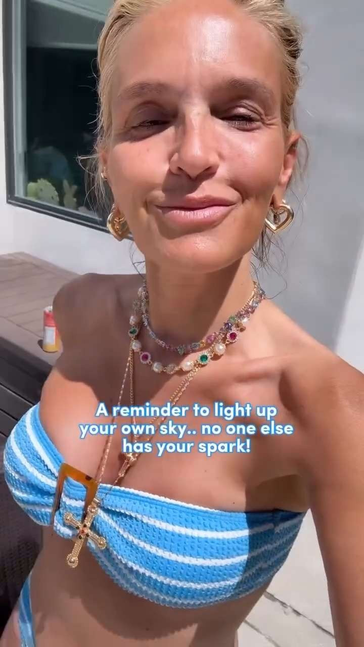 You don’t need a grand finale to shine.. light up your own sky. ✨Today and everyday is about showing up loud, proud, and completely yourself! 

 #LTKStyleTip #LTKSwim