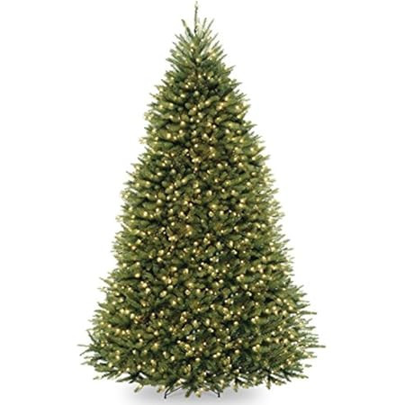 OasisCraft 9 FT Pre-lit Christmas Tree, Hinged Blue Spruce Artificial Christmas Tree with Realistic  | Amazon (US)