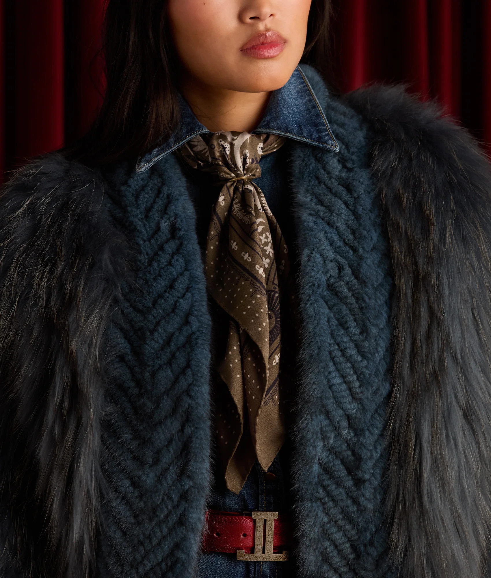 Roots Silk Scarf | Lucchese Bootmaker