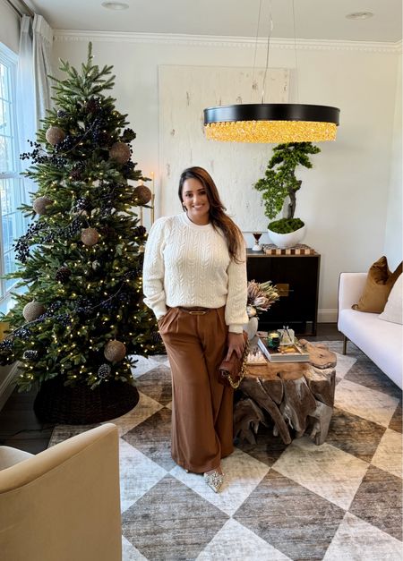 #walmartpartner 
This cable knit crew neck sweater makes the perfect fit for a holiday gift for her! It’s also a great elevated sweater for any occasion, holiday party or New Years!! It super comfortable and looks so elegant and elevated for the price!! I’m wearing a size medium for reference. Treat yourself and wrap one for your bestie for the holidays! @walmartfashion @walmart #walmartfashion

Gifts for her 
Party wear 
New Years fit 
Party outfits 
Gift guide 
Christmas gifts 
Christmas sweater 

#LTKGiftGuide #LTKSeasonal #LTKHoliday