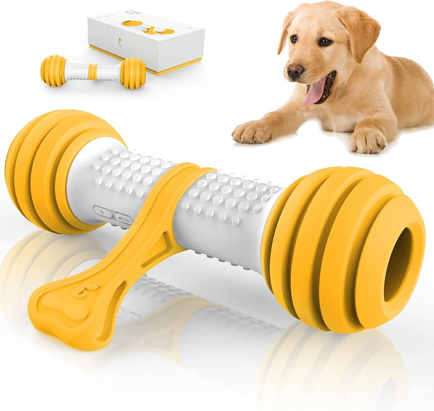 PETGEEK Interactive Dog Toys, Durable Motion Activated Automatic Dog Bone for Medium & Large Dogs... | Amazon (US)