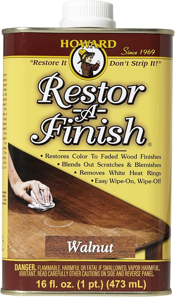 Howard Products RF4016 RF3016 Restor-A-Finish, 16 oz, Walnut, 16 Fl Oz | Amazon (US)
