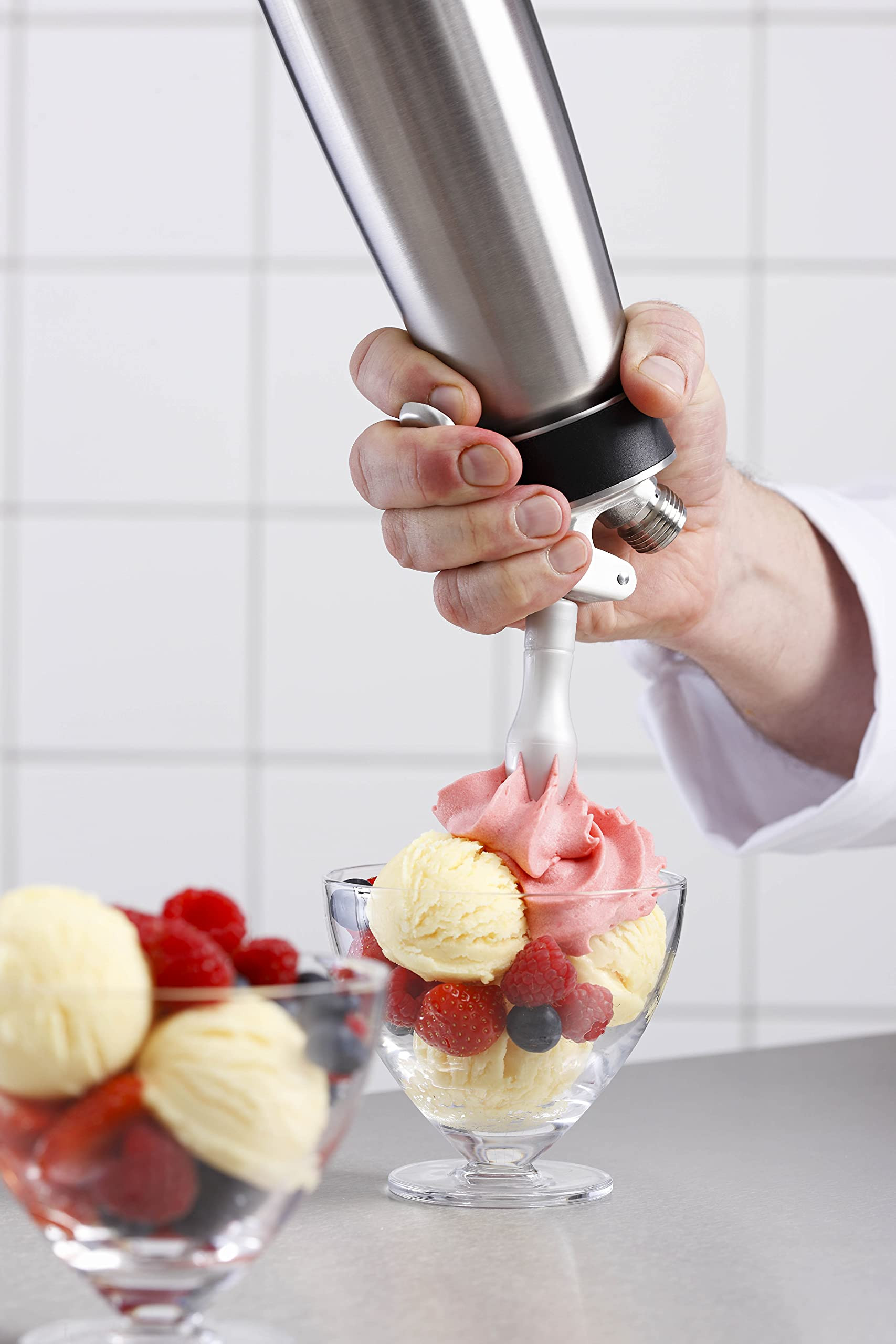 iSi Cream Profi Whip (1 Pint) - Stainless Steel Professional Whipped Cream Dispenser, Yields 4-5x... | Amazon (US)