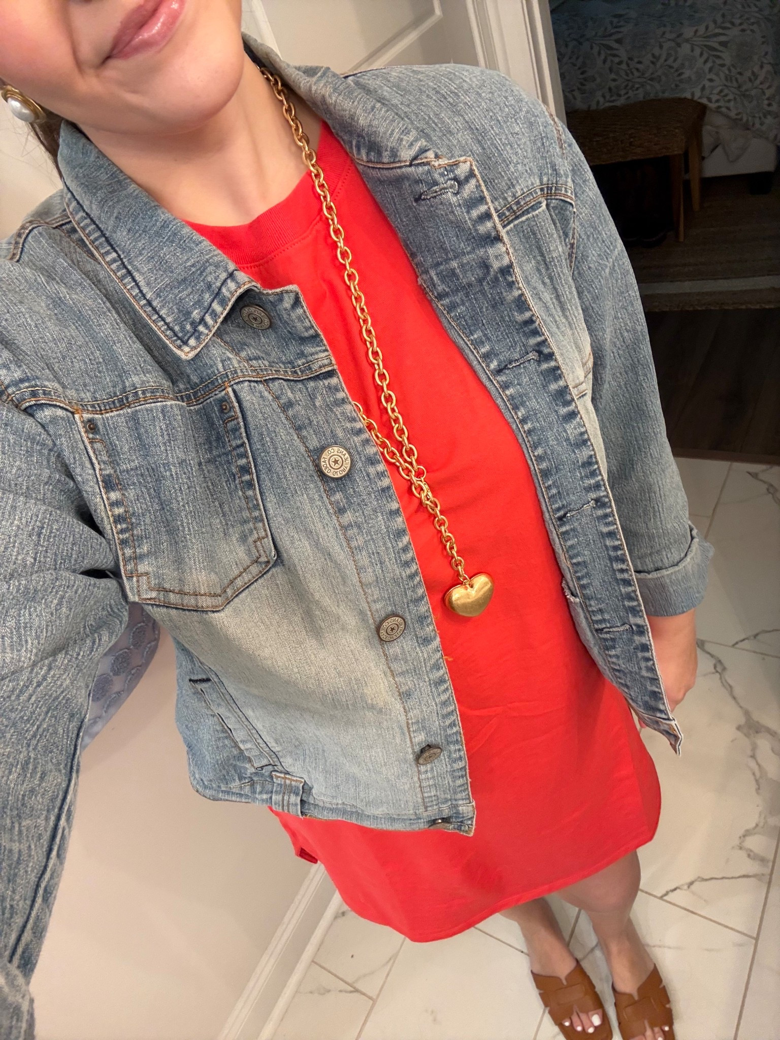 love throwing on a denim jacket over a dress on chilly mornings! 

#LTKStyleTip #LTKSeasonal #LTKFindsUnder50