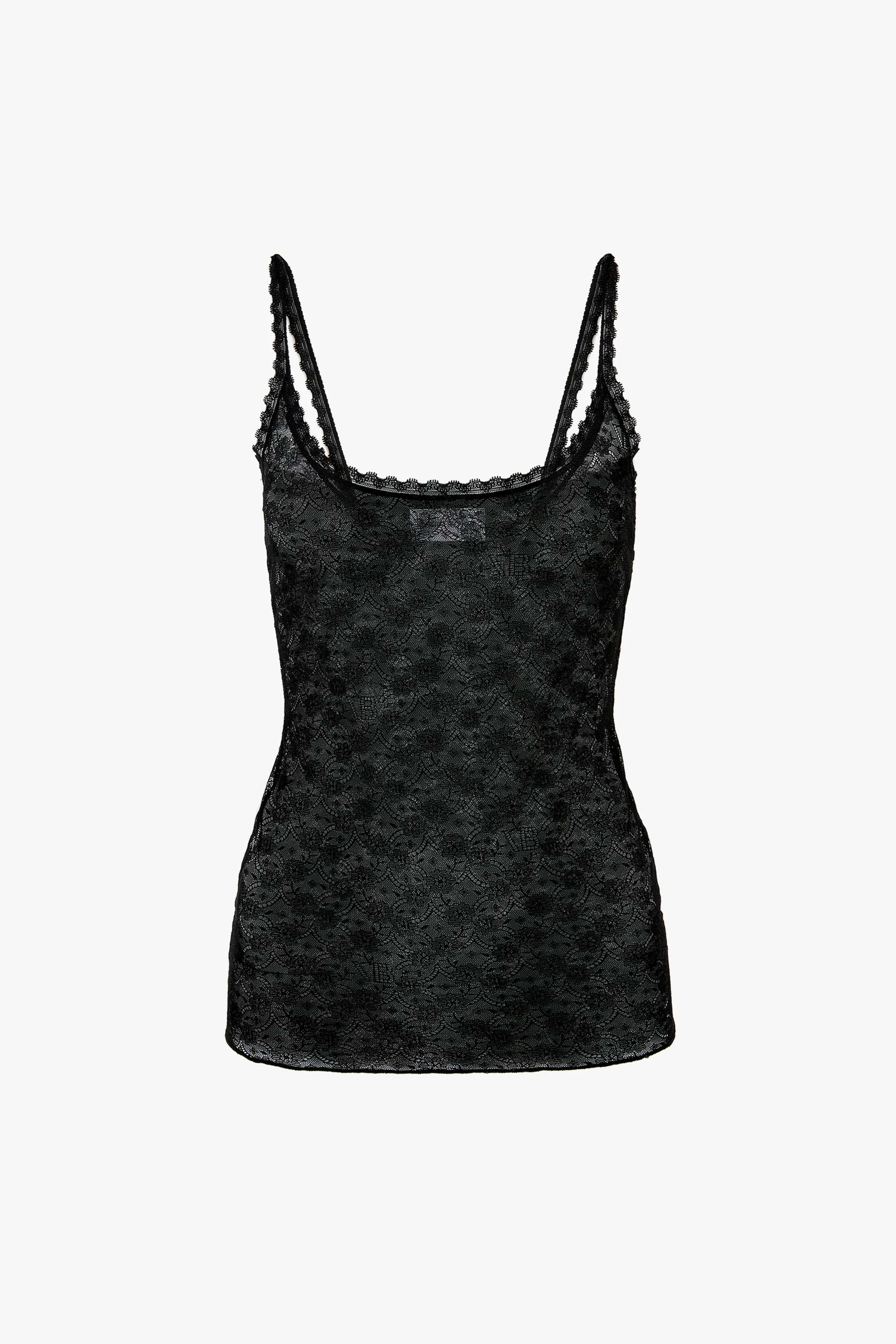 Lace Cami In Black | Victoria Beckham US