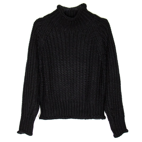 Regina Knit Pullover, Black | The Avenue