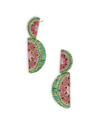 Once In A Melon Crystal Watermelon Slice Drop Earrings | Bloomingdale's (US)