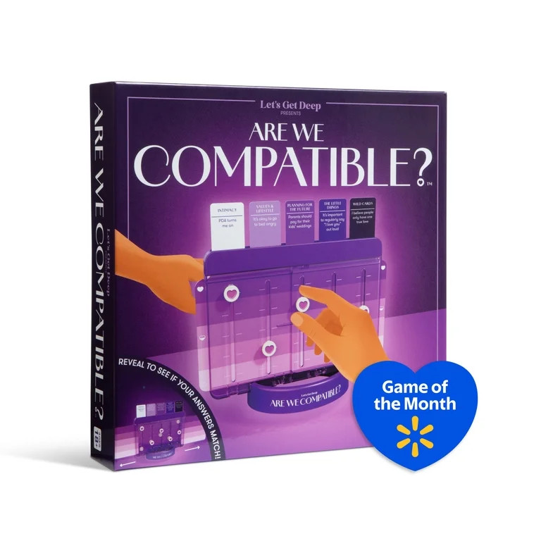 Are We Compatible? - Romantic Relationship Card Game for Couples, Fun Date Night Ideas by What Do... | Walmart (US)