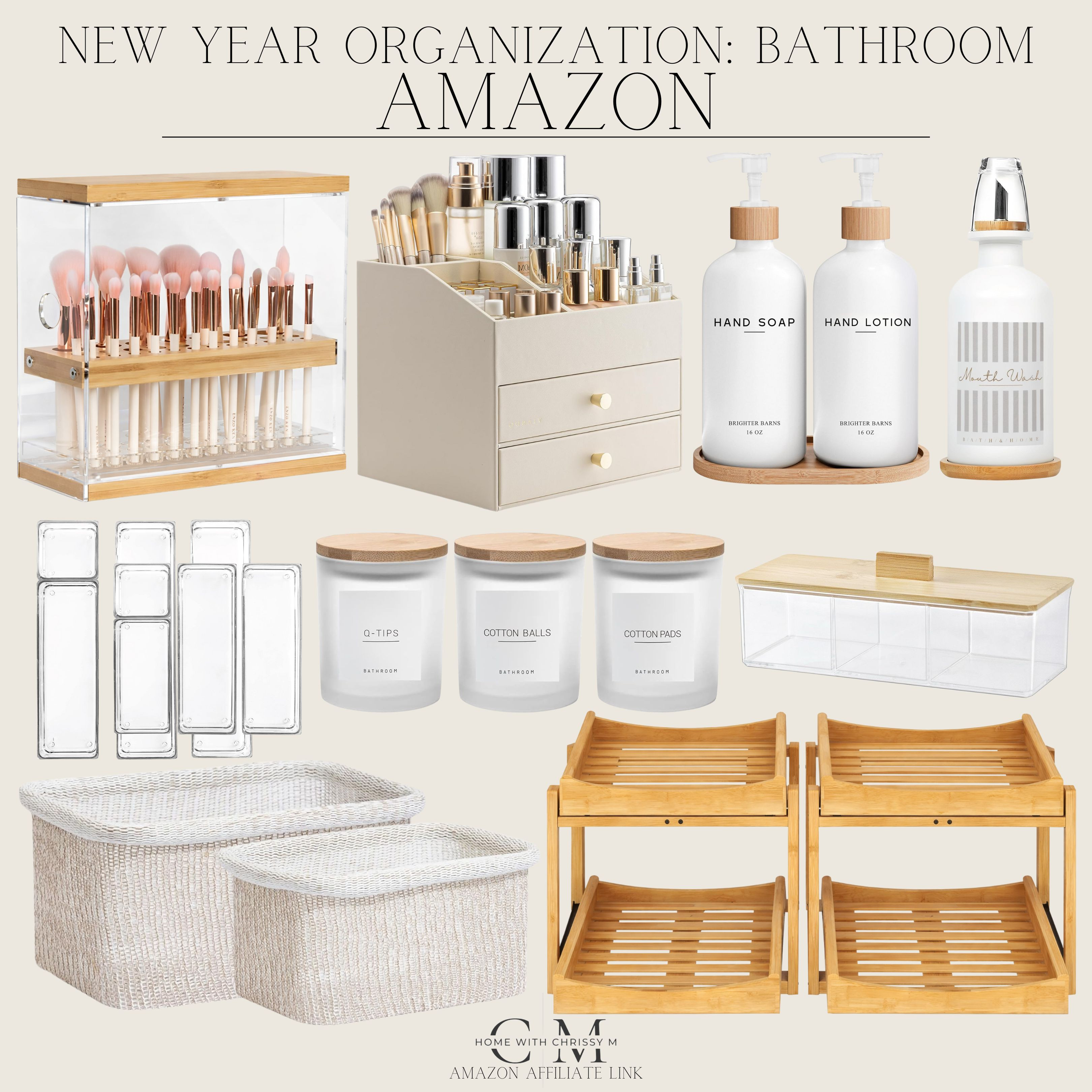 Bathroom Organization Essentials from Amazon!
Amazon Home / Amazon Organization / Aesthetic Home / Under-Sink Organizers / Stackable Drawer Bins / Clear Acrylic Storage / Apothecary Jars / Vanity Trays / Countertop Organizers / Drawer Dividers / Over-the-Toilet Shelving / Woven Storage Baskets / Wall-Mounted Shelves / Toothbrush Holders / Cotton Ball & Q-Tip Containers / Makeup Organizers / Hair Tool Holders / Towel Storage Bins / Shower Caddies / Corner Shower Shelves / Soap Dispensers / Label Makers / Medicine Cabinet Organizers / Linen Closet Bins / Toilet Paper Storage / Bath Mat Hooks / Glass Canisters / Neutral Storage Containers 

 #LTKdayinmylife 

#LTKSeasonal #LTKHome