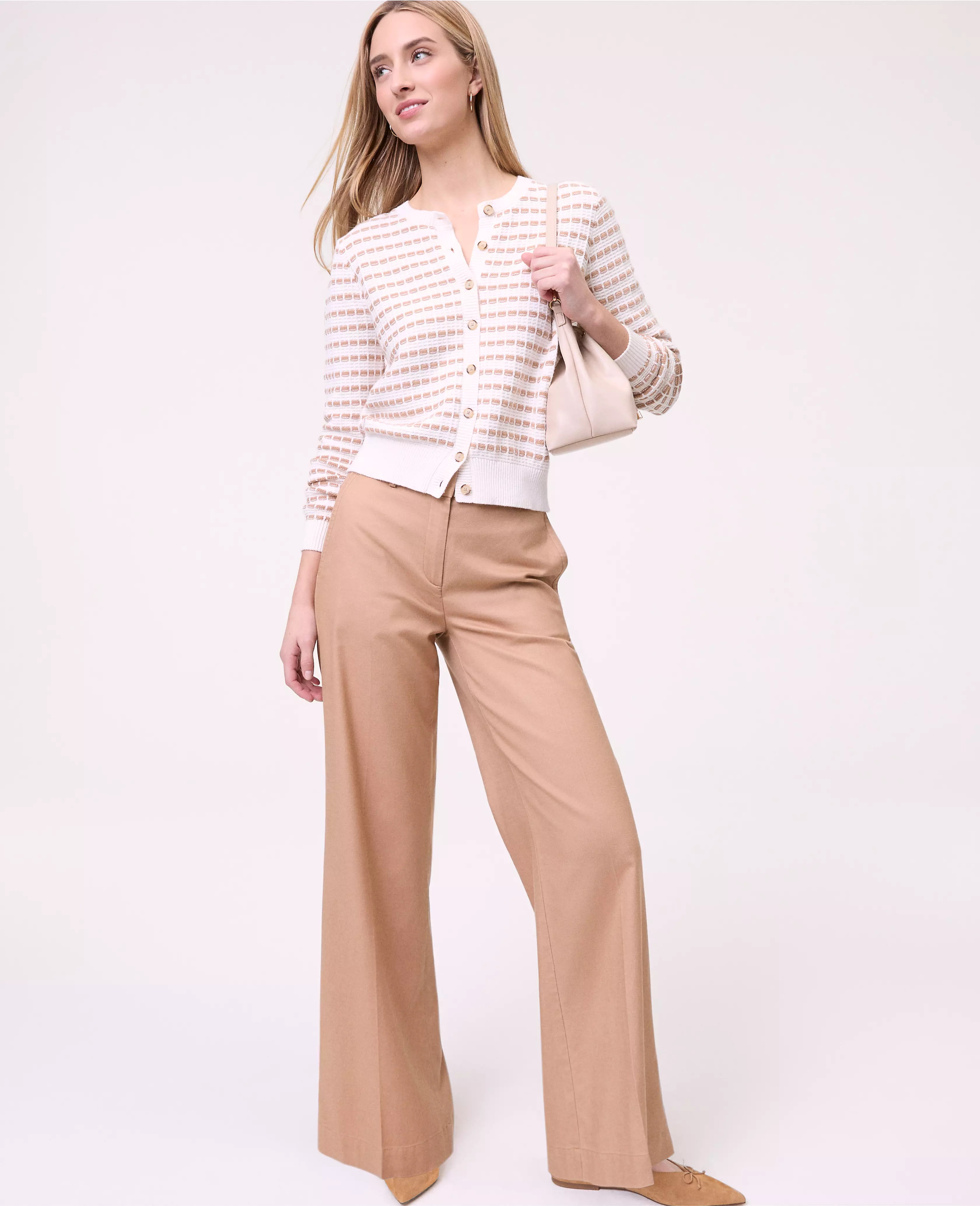 Weekend Collection Everyday Wide-Leg Pant | Ann Taylor