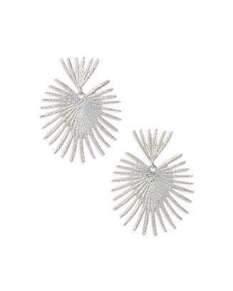 Silver Fan Large Earrings | Bloomingdale's (US)