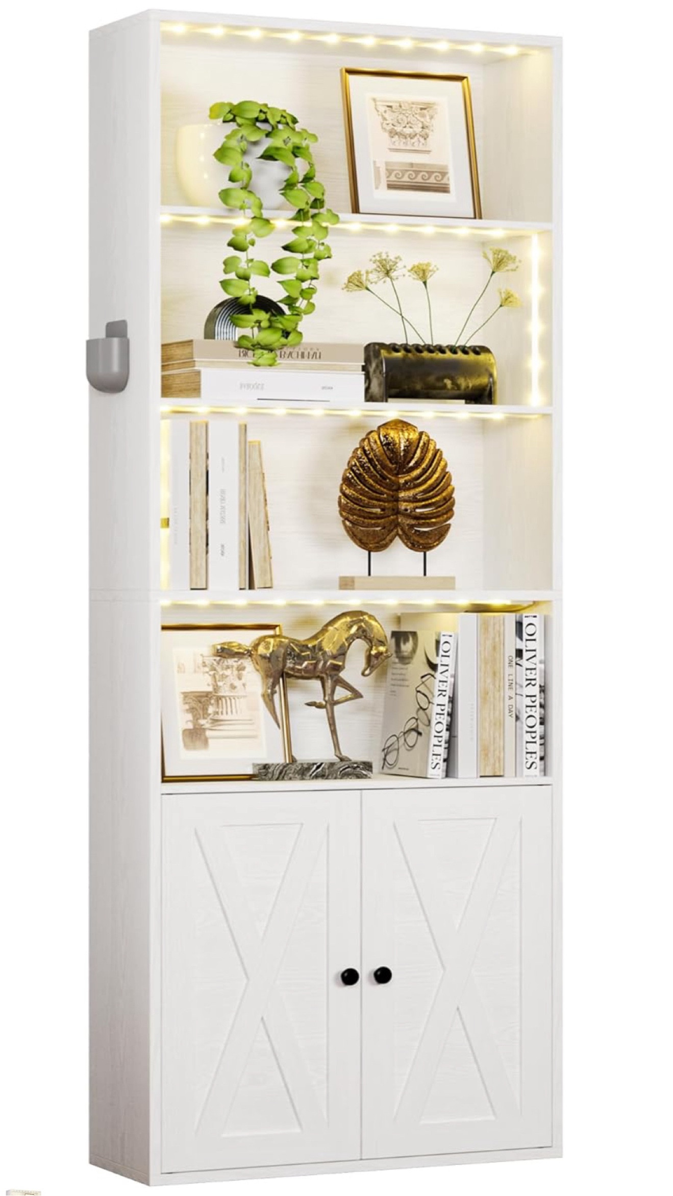 Tall Bookcase, Display case with LED lights 

#bookcases #amazonprimedeal #primedeals

#LTKHome