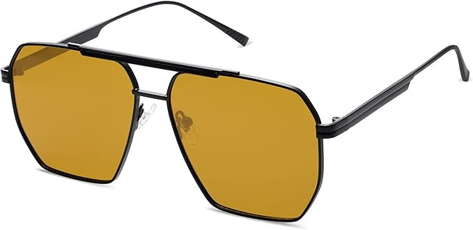 SOJOS Retro Oversized Square Polarized Sunglasses for Women Men Vintage Shades UV400 Classic Larg... | Amazon (US)