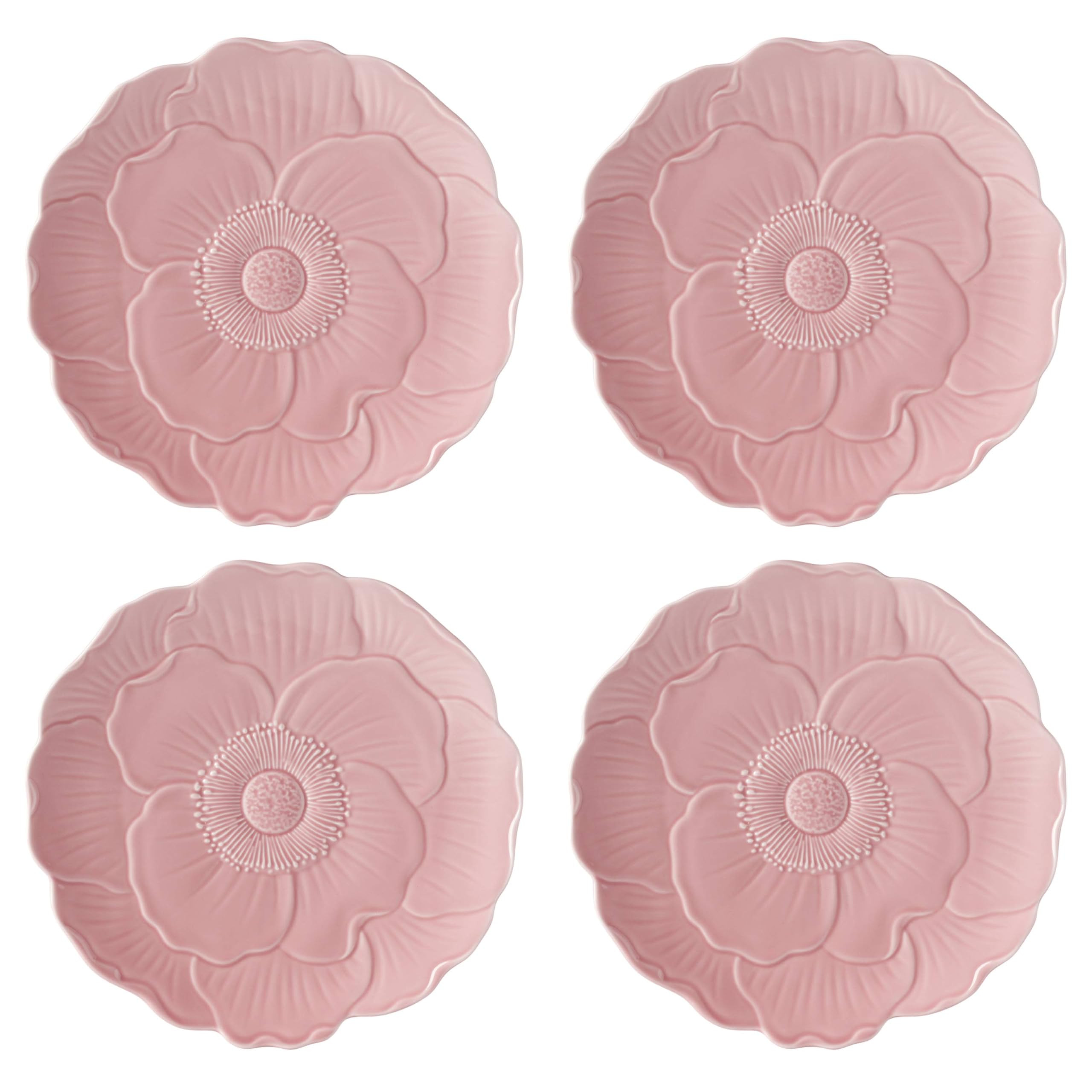Lenox 897768 Butterfly Meadow Floral Accent Plates, Pink, Set of 4 | Amazon (US)
