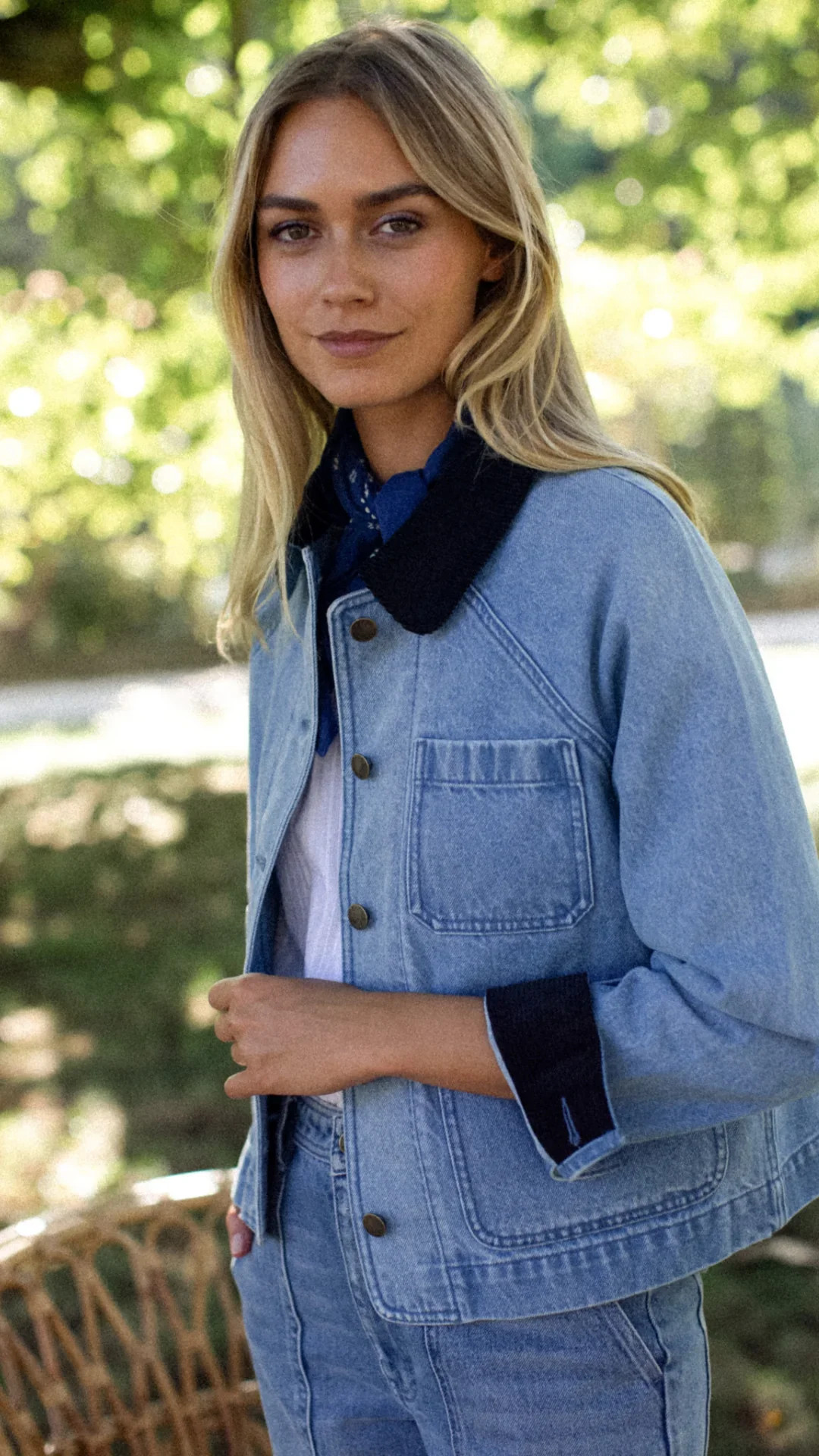 Denim Lee Barn Jacket - Fairfield Wash | Marea
