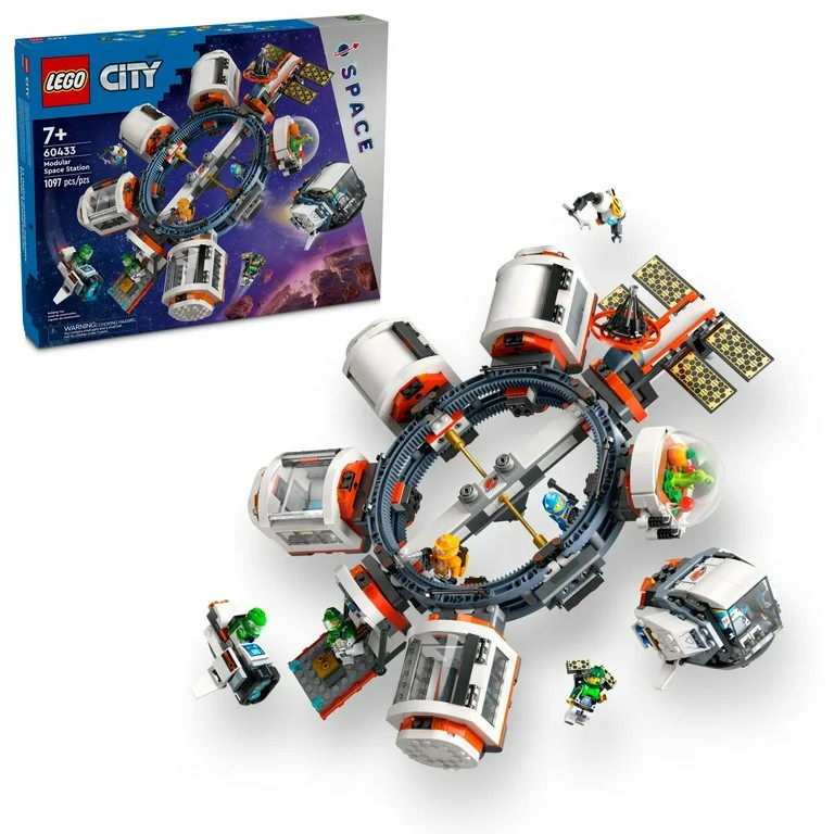 LEGO City Modular Space Station STEM Toy, Modular Exploration Science Toy with 6 Astronaut Minifi... | Walmart (US)