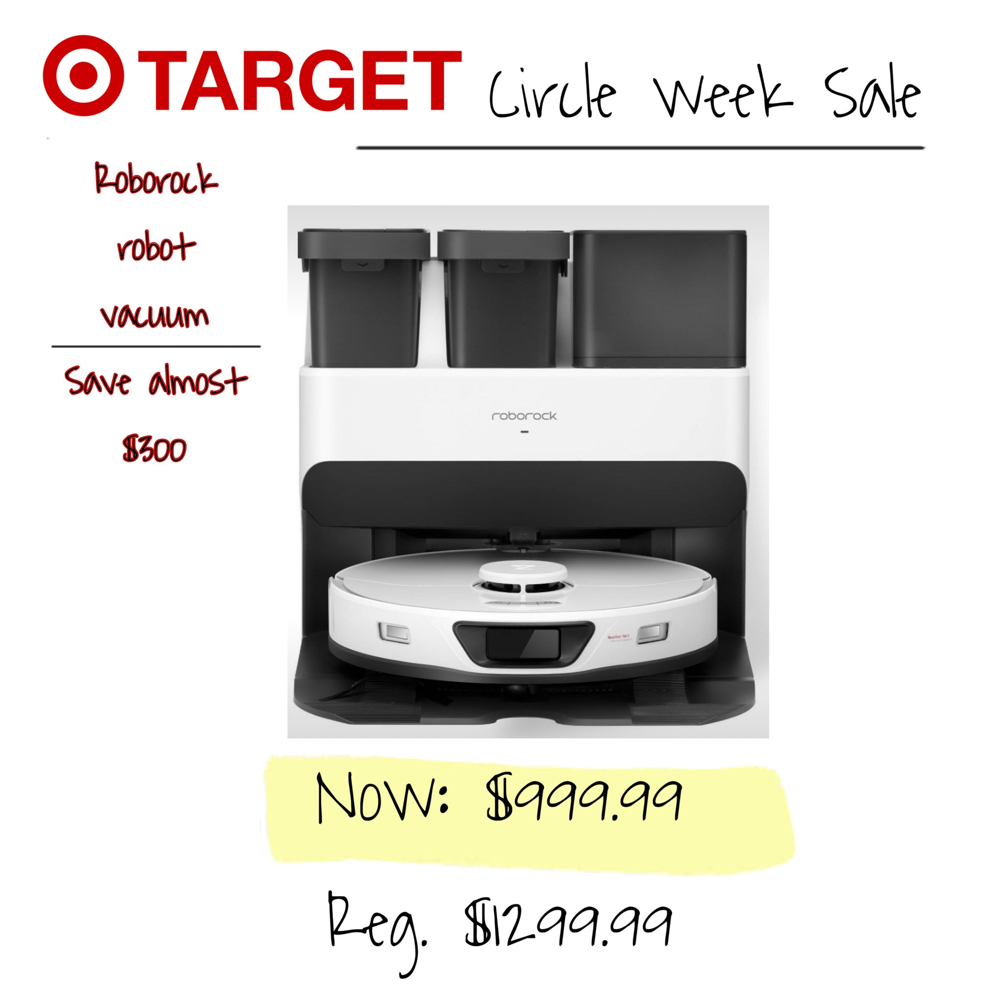 Target Circle Week home essentials! Save almost $300 on the Roborock robot vacuum; it will make cleaning your space a lot easier!

#LTKGiftGuide #LTKhome #LTKsalealert