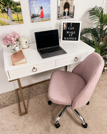 My super cute and comfy desk chair is on d e a l rn, love this for Work from home, amazon finds, 

#LTKhome #LTKworkwear #LTKsalealert
