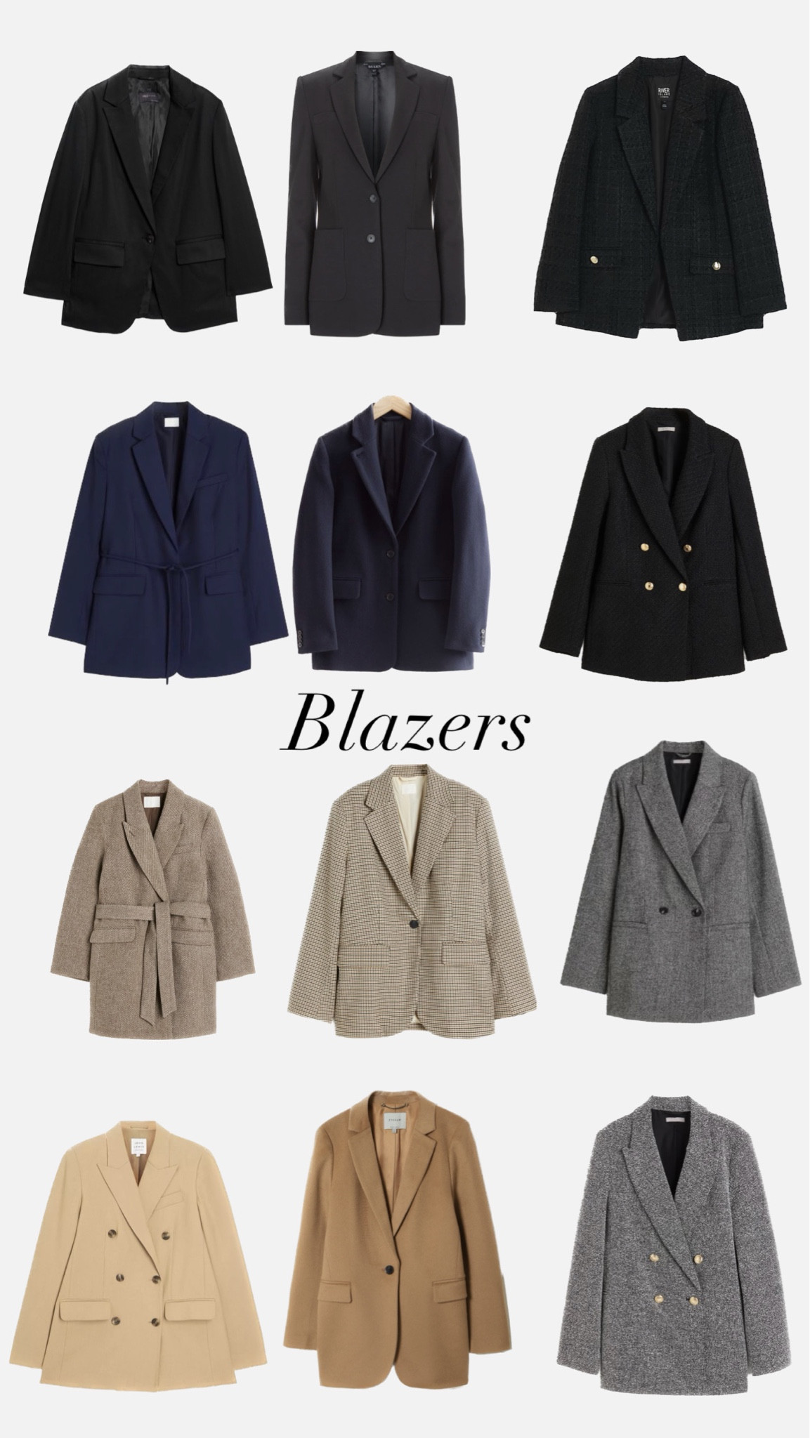 Autumn Winter Neutral Blazers
Capsule Wardrobe 
Neutrals
Boucle Blazers
Wool Blazers Classic Wardrobe 
Investment pieces 

#LTKover40 #LTKfindsunder100 #LTKstyletip