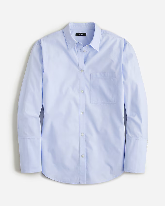 Garçon shirt in end-on-end cotton poplin | J. Crew US