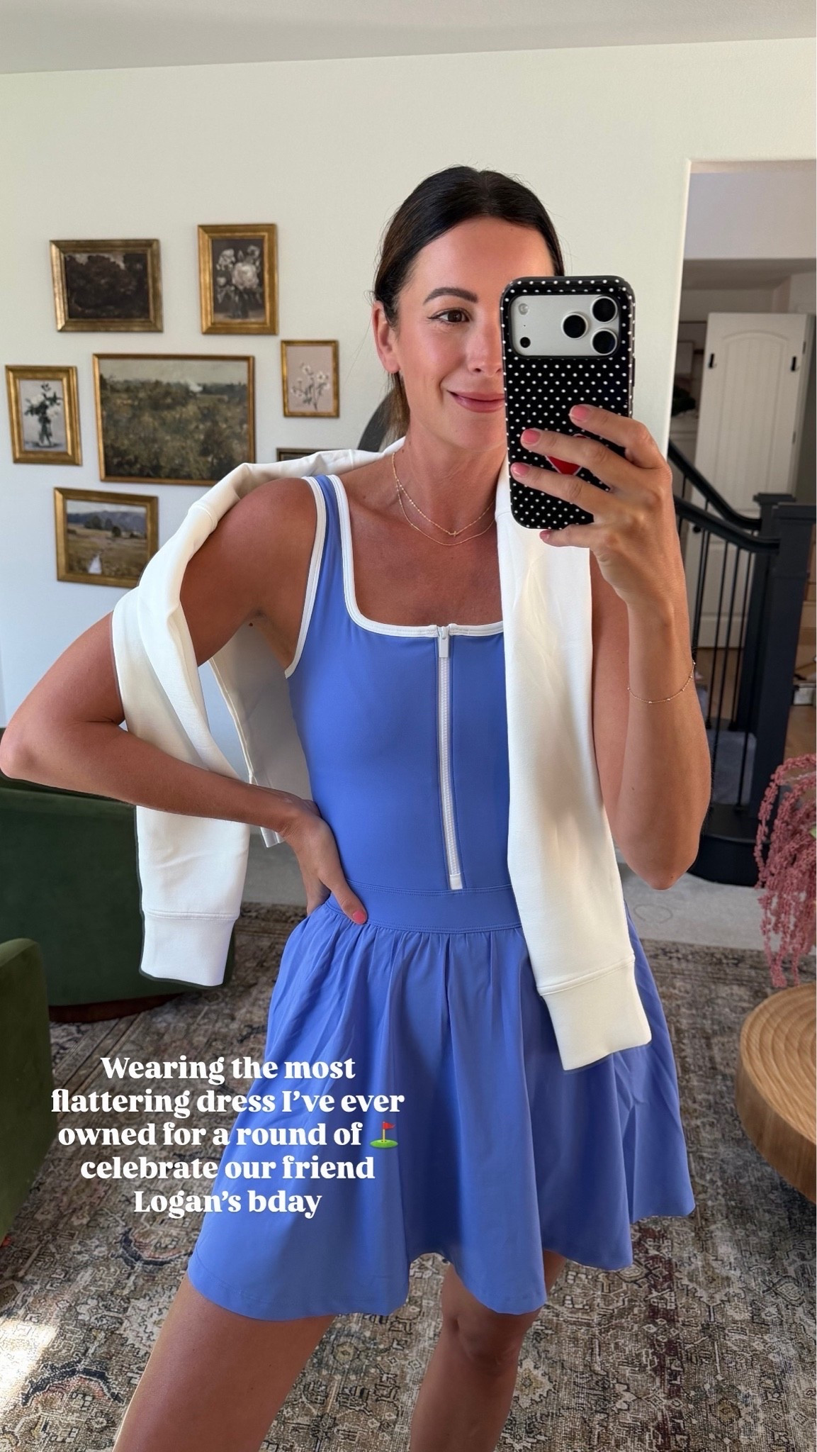 Cutest dress I wore for a day of golf!

#LTKootd #LTKfitnessgoals #LTKActive