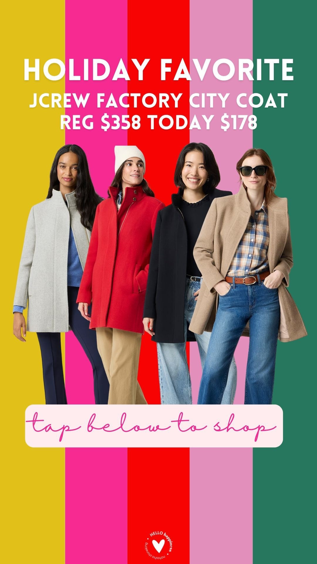 holiday favorite | Jcrew city coat $178

#LTKSeasonal #LTKGiftGuide #LTKSaleAlert