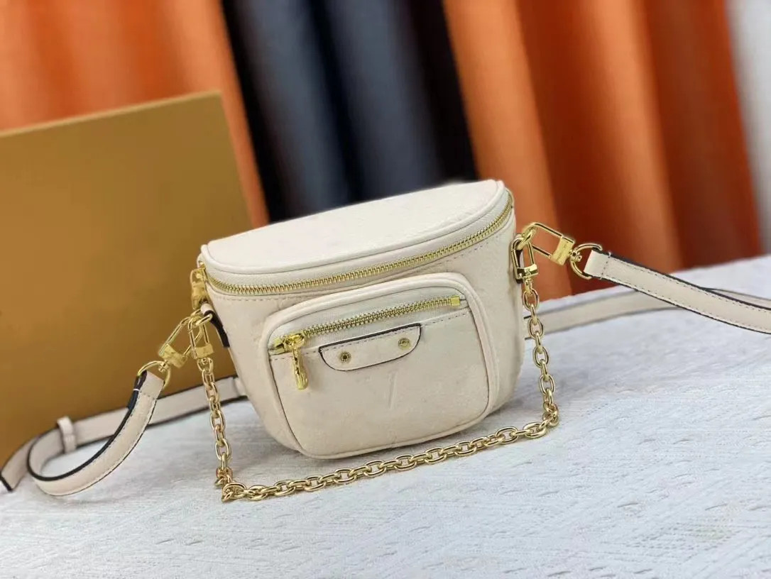 Mini women designer waist bag flower print fanny pack luxury men chest bags chain and leather str... | DHGate