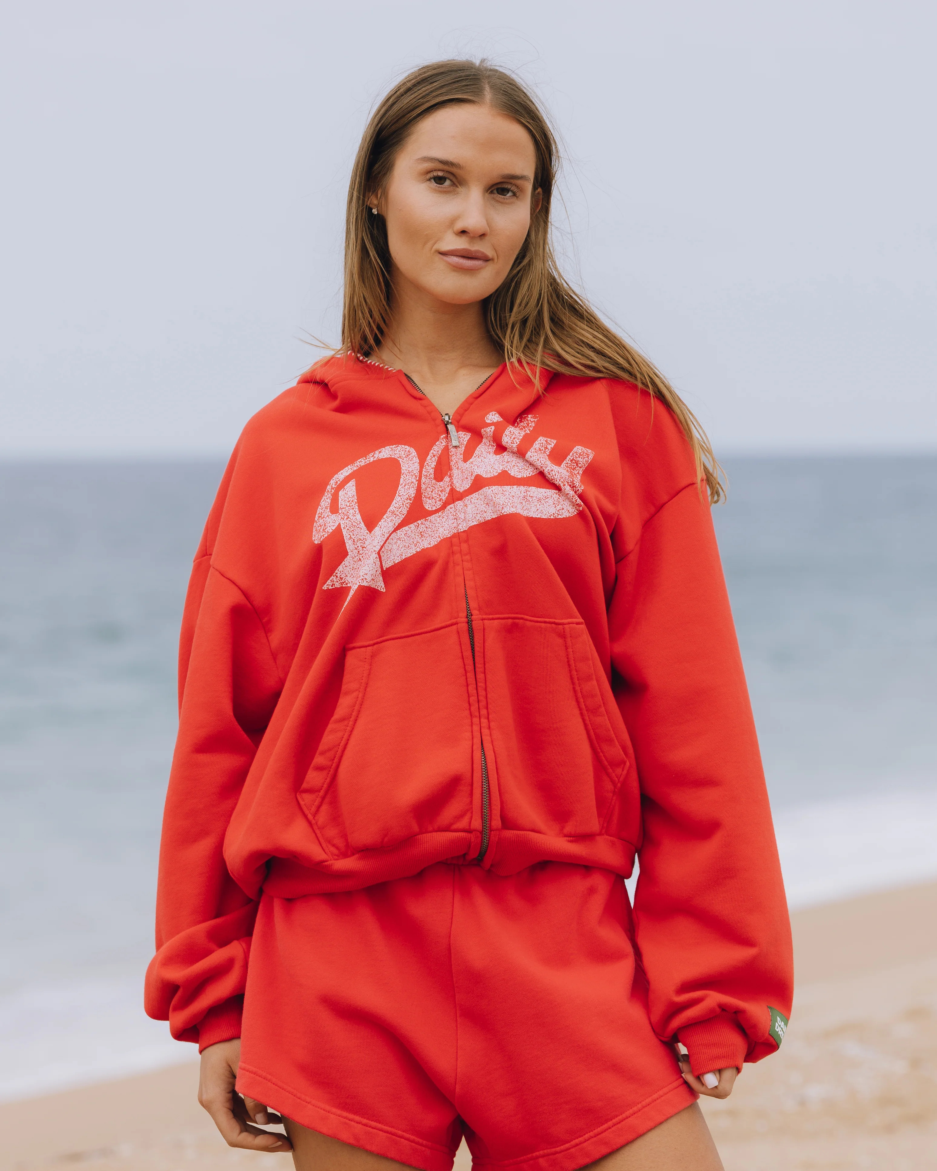 Americana Zip Hoodie - Heart | Daily Drills LLC