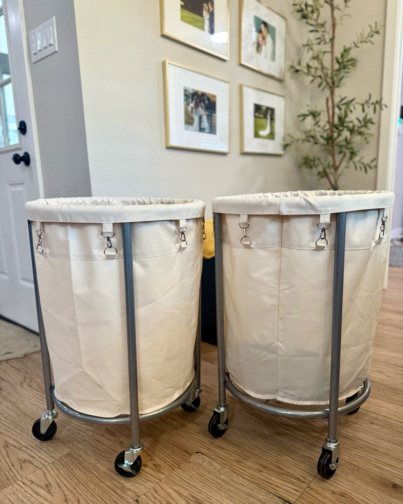 THESE LAUNDRY BASKETS have made my life so much easier. The size + the wheels 💯

#momhack #momlife 

#LTKdayinmylife #LTKmomlife #LTKHome