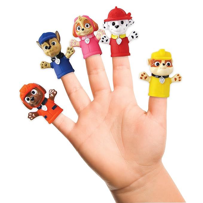 Nickelodeon Paw Patrol Finger Puppets - Party Favors, Educational, Bath Toys | Amazon (US)