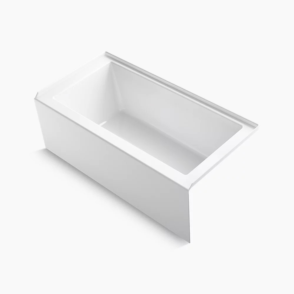 60" x 30" alcove bath, right drain | Kohler