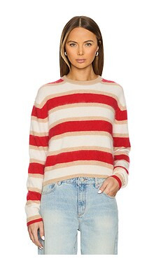Grizzly Stripe Crew Sweater
                    
                    Guest In Residence | Revolve Clothing (Global)