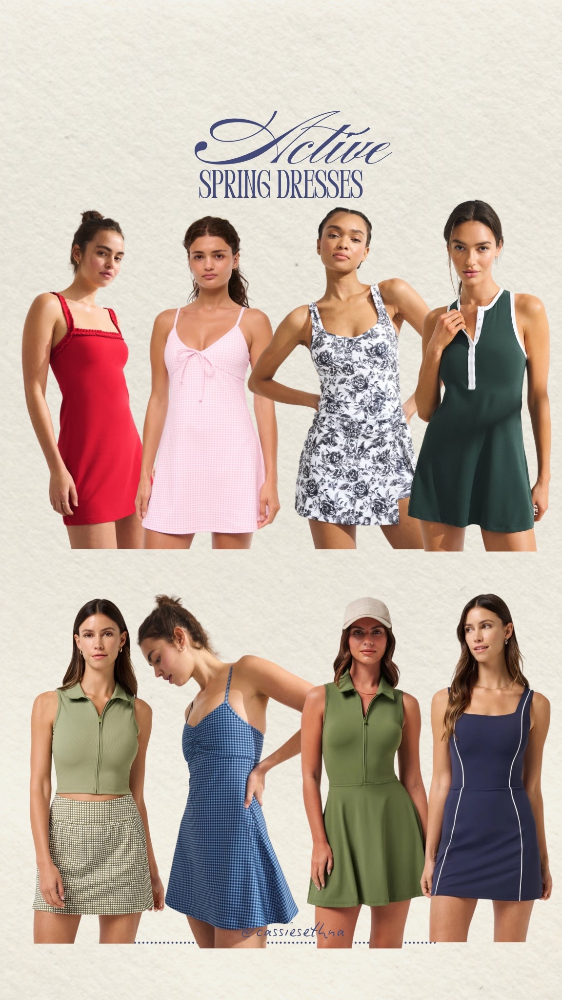 Active dresses for spring! 

#LTKSeasonal #LTKActive #LTKootd