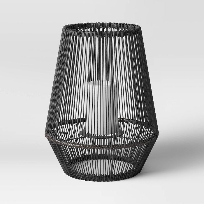 Plastic Woven Outdoor Lantern Gray - Project 62™ | Target