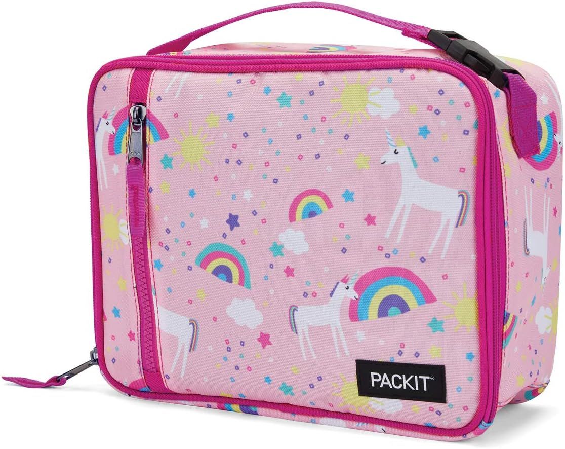 PackIt Freezable Classic Lunch Box, Unicorn Sky Pink | Amazon (US)