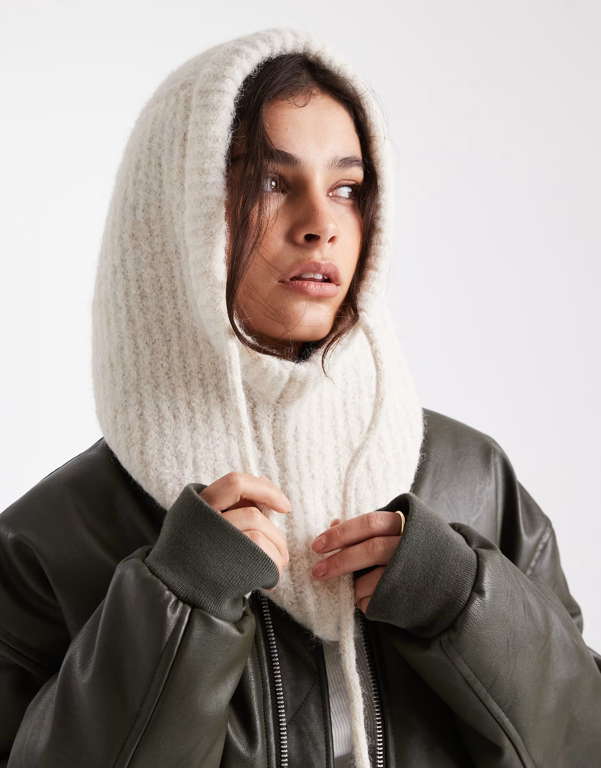 ONLY knitted bonnet in beige | ASOS | ASOS (Global)