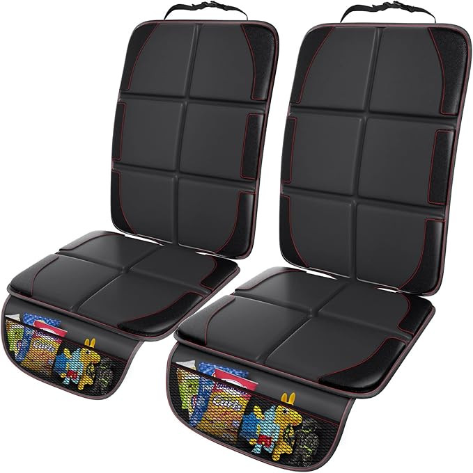 Gimars 2 Pack XL 5-Layer Thickest EPE Padding Car Seat Protector for Child Car Seat, Waterproof s... | Amazon (US)