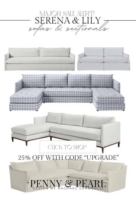 Major Serena & Lily sale alert!!!
20% off on everything and 25% off on purchases over $5000 with code UPGRADE!

Shop my favorite sectionals and sofas from the Serena & Lily collection and follow @pennyandpearldesign for more interior design and home style ✨



#LTKFind #LTKsalealert #LTKhome