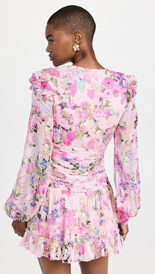 ROCOCO SAND Flocked Short Dress | SHOPBOP | Shopbop