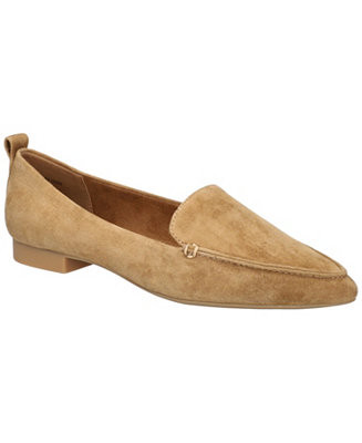 Bella Vita Women's Alessi Pointed Toe Flats - Gray Suede Leather | Macy's