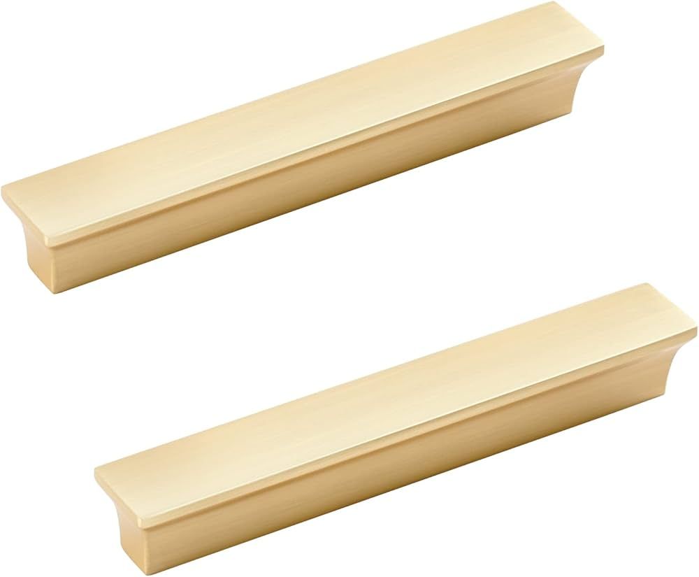 4-INCH Brushed Gold Cabinet pulls Gold Cabinet pulls Gold Cabinet Handles Gold Drawer pulls Gold ... | Amazon (US)