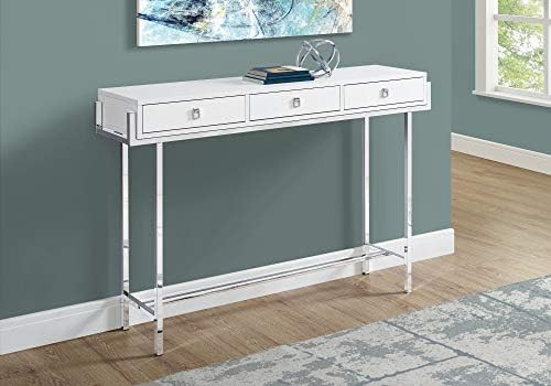 Monarch Specialties ACCENT TABLE, WHITE | Amazon (US)