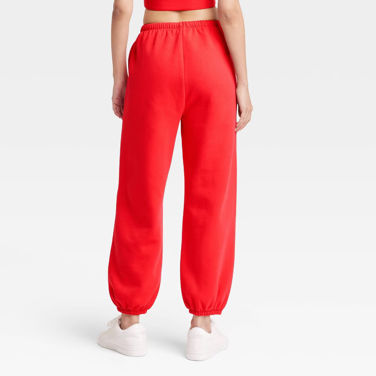 Women's Fleece Mid-Rise Cinched Jogger Sweatpants - JoyLab™ | Target