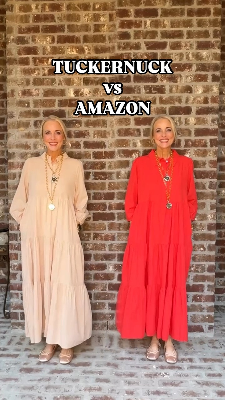 Ready for a style showdown? ✨ 

I’m putting two dresses to the test—one from Tuckernuck at $148 and an Amazon lookalike for just $47. They’re almost identical in design, but the price tags couldn’t be more different. Can you tell which one is the splurge? 

This reel is proof that you don’t need to spend big to look chic and elegant. Whether you love designer finds or budget-friendly fashion, there’s something for everyone. Let me know your guess in the comments, and see if you can spot the luxe look! 

Spoiler Alert: the red is the SAVE!

#LTKVideo 

#ltkover40
#affordablefashion
#outfitinspo
#laurenoggsgee
#over50style 
#lookalike
#shopltk
#ltkover50
#ltkover40
#lookforless
#getyourcolonoscopy


#LTKWatchNow 

#LTKPlusSize #LTKFindsUnder100 #LTKStyleTip