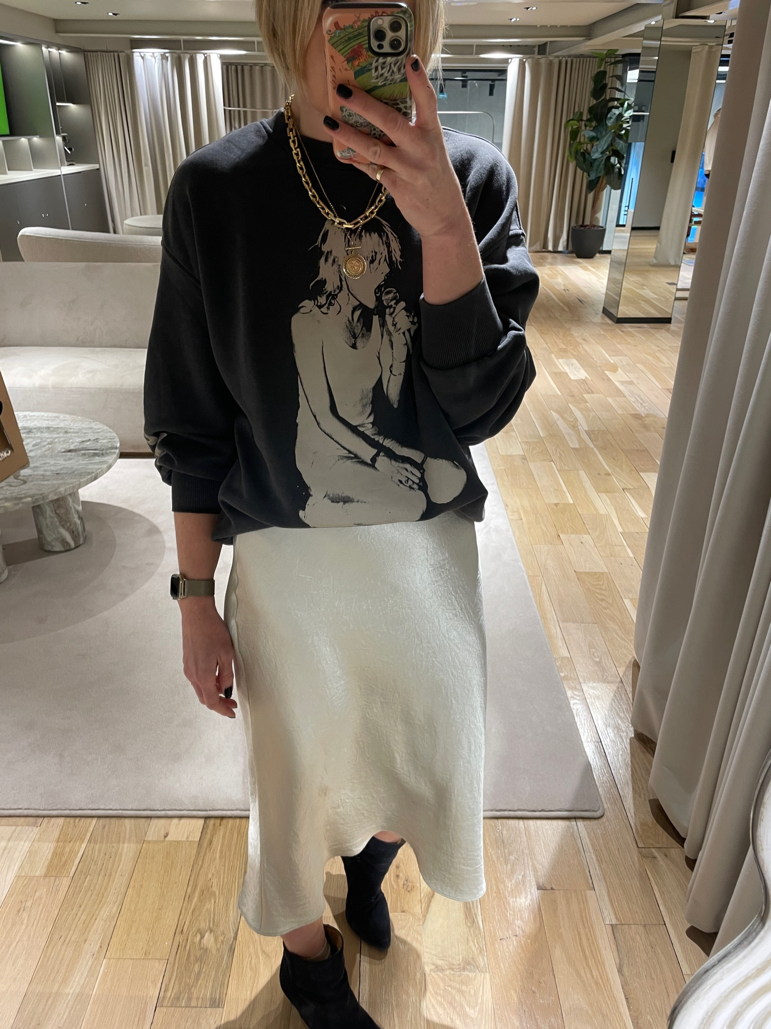 Just me and Debbie… 