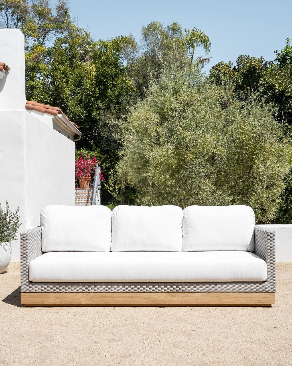 Berdine Wicker Outdoor Sofa | McGee & Co.